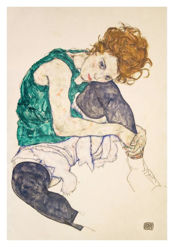 Seated Woman with Legs Drawn Up
